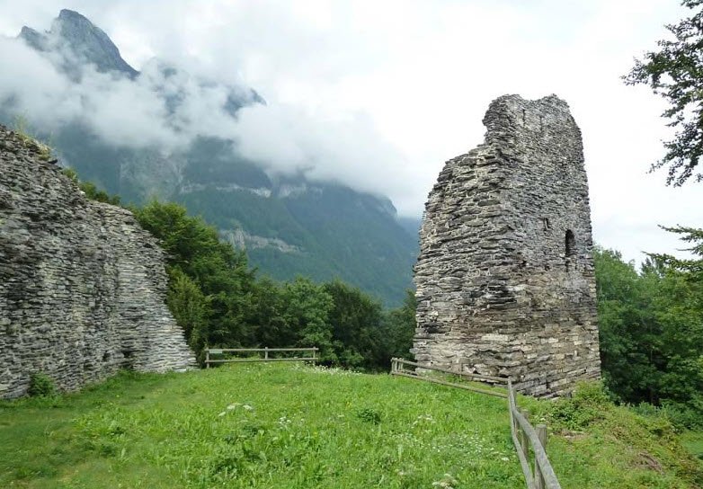 Burgruine Hohensax, Sennwald, Switzerland